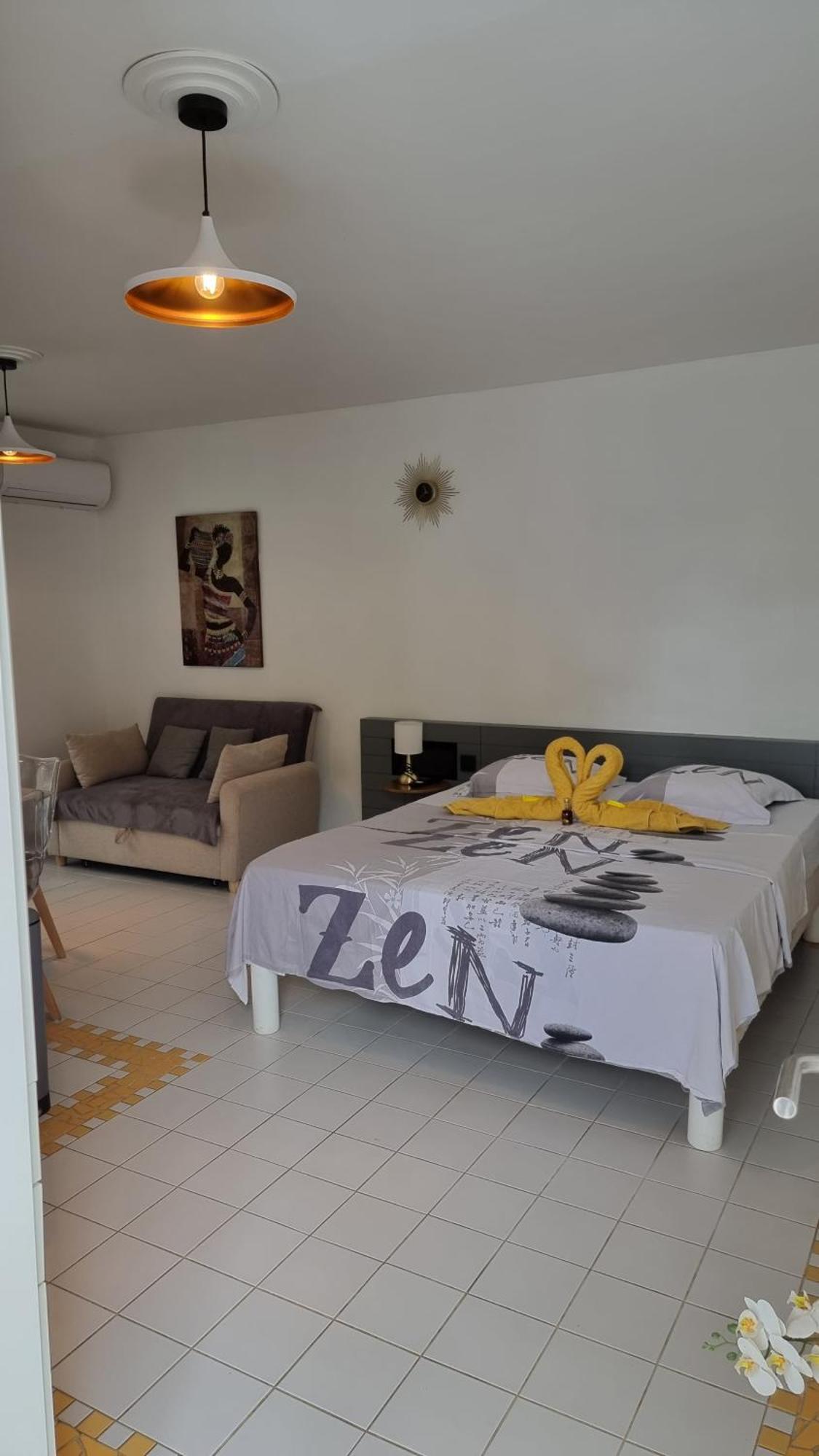 Studio Beachside Paradise Avec Citerne Tampon- Residence Manganao Saint-Francois  Buitenkant foto